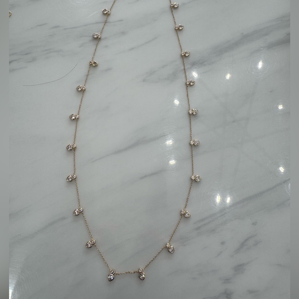 Elegant Gold Necklace with Pearl Accents